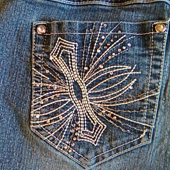 One Five One Embellished Slightly Flared Jeans - Picture 5 of 12
